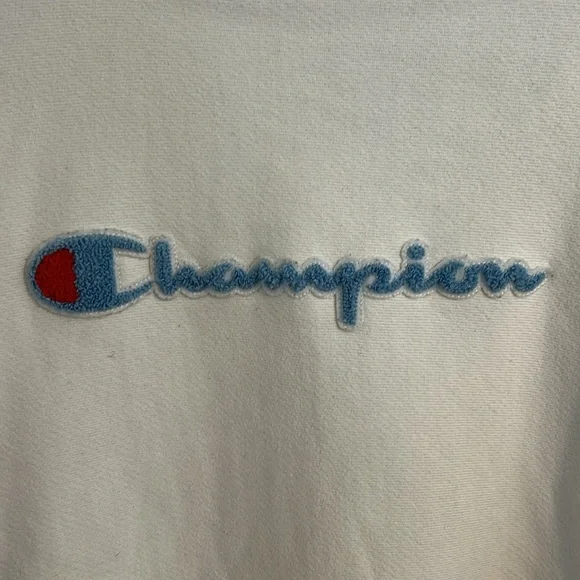 Vintage Champion Women’s Reverse Weave Crewneck White Sweatshirt size XS. - Picture 2 of 8